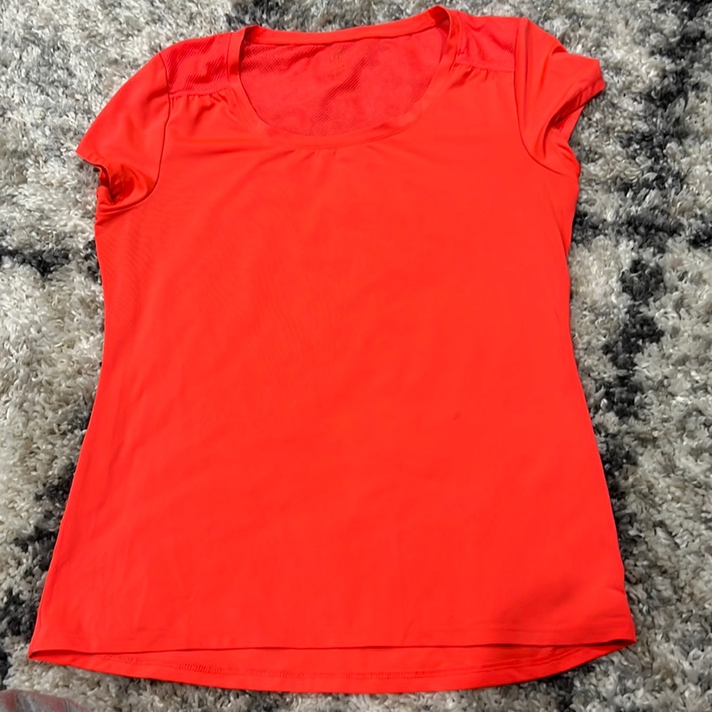 Bright orange shirt